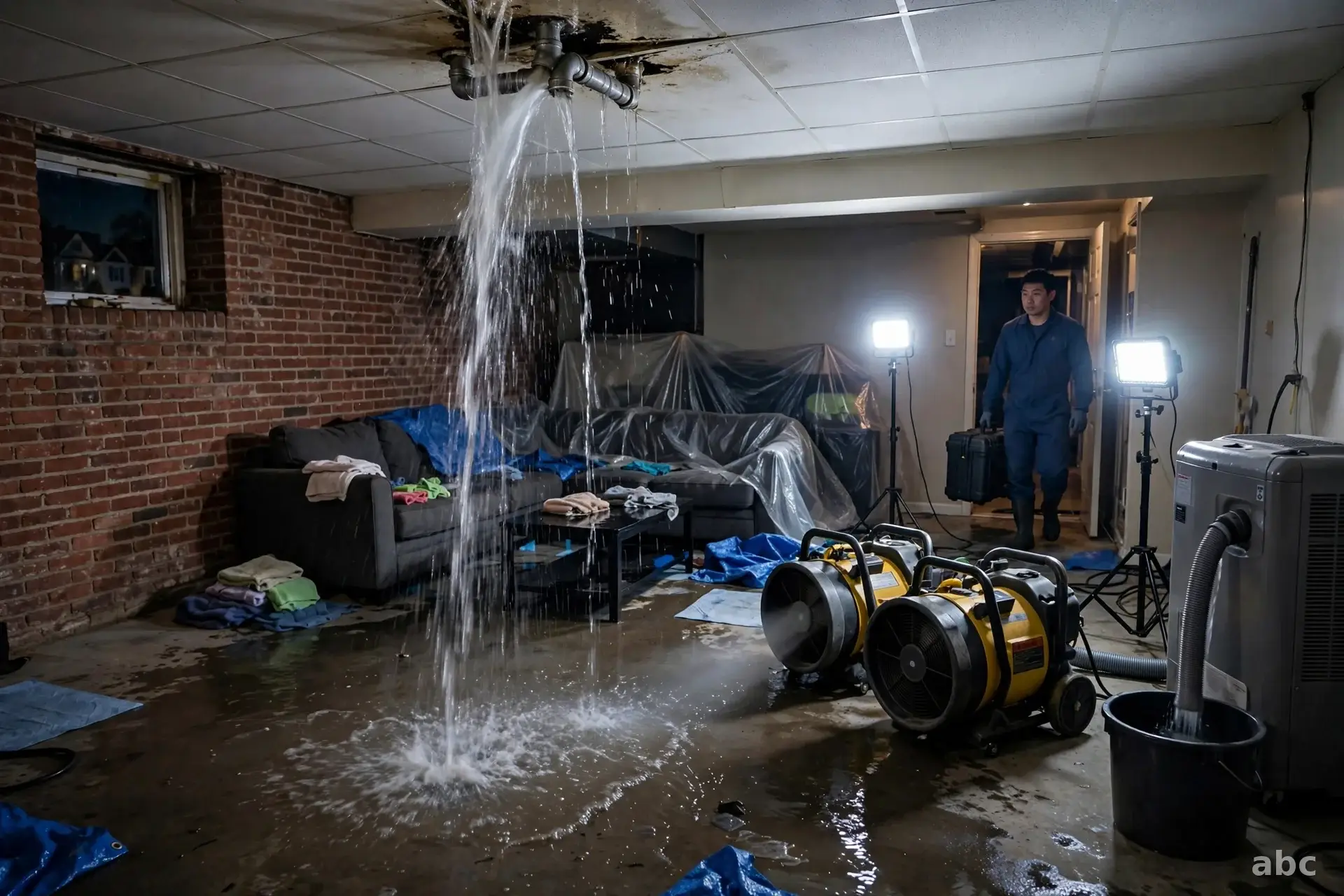 Emergency water damage help in Flushing, NY