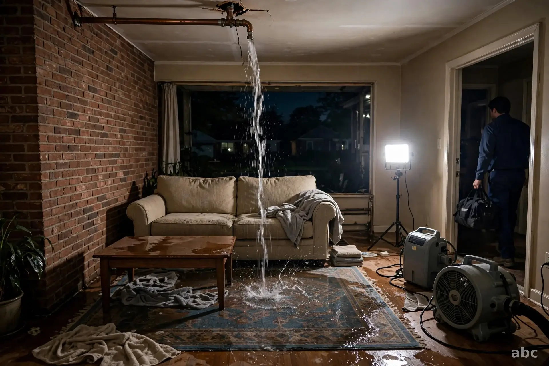 Emergency water damage help in Hollis, NY