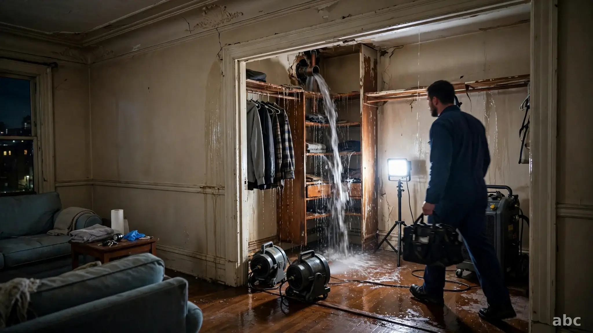 Emergency water damage help in Woodside, NY