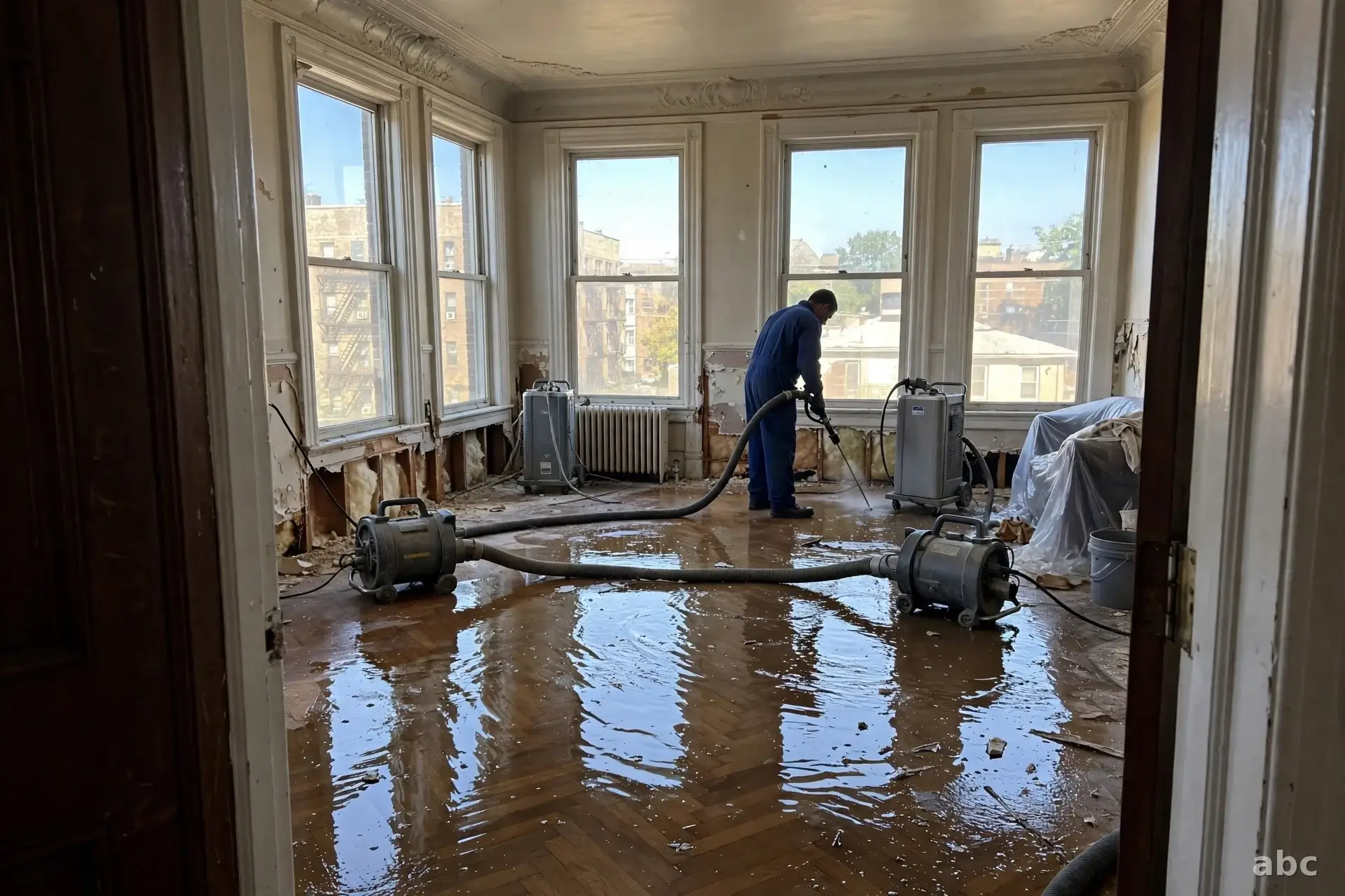 Flood Damage Restoration in Jamaica, NY
