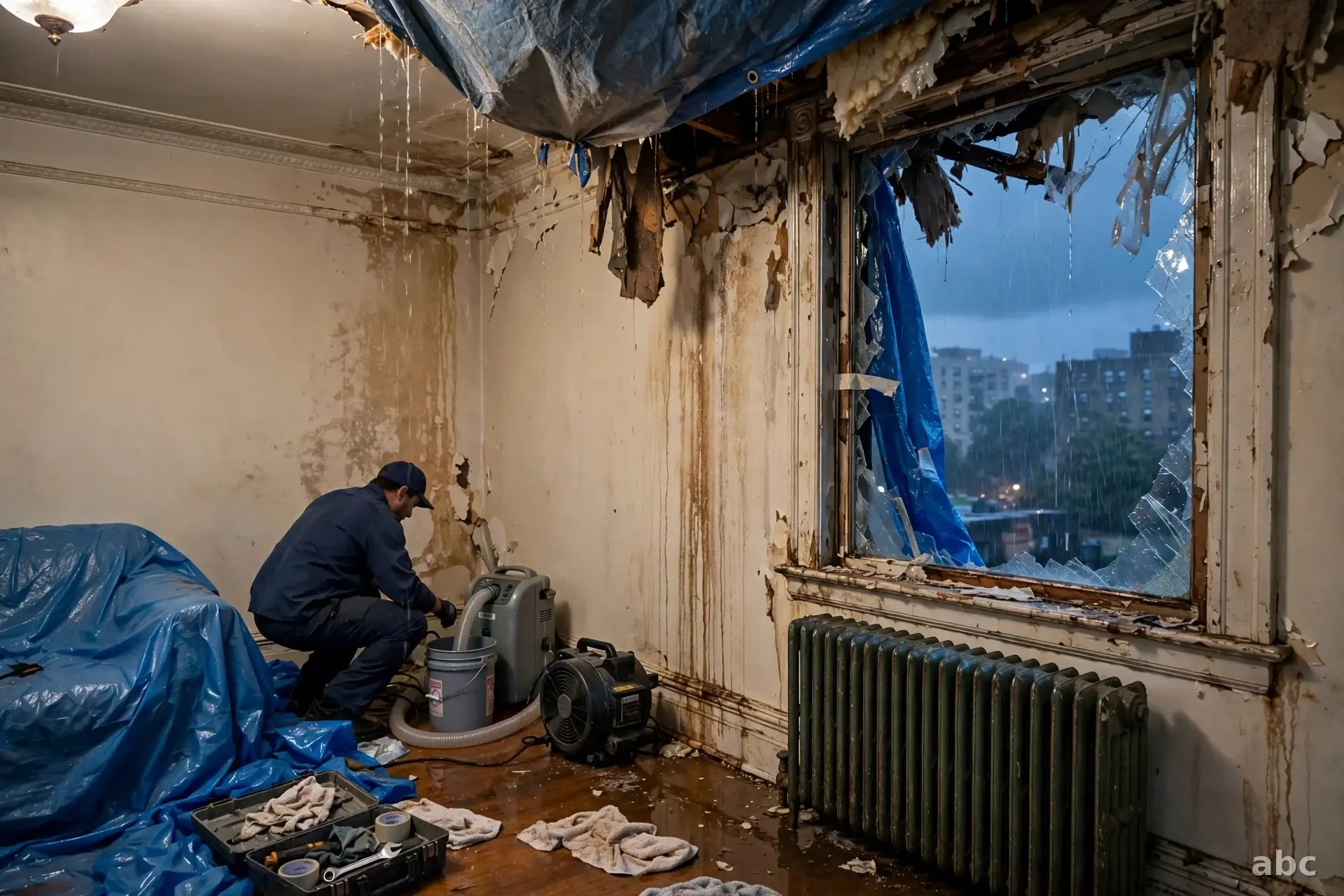 Storm Damage Restoration in Rego Park, NY