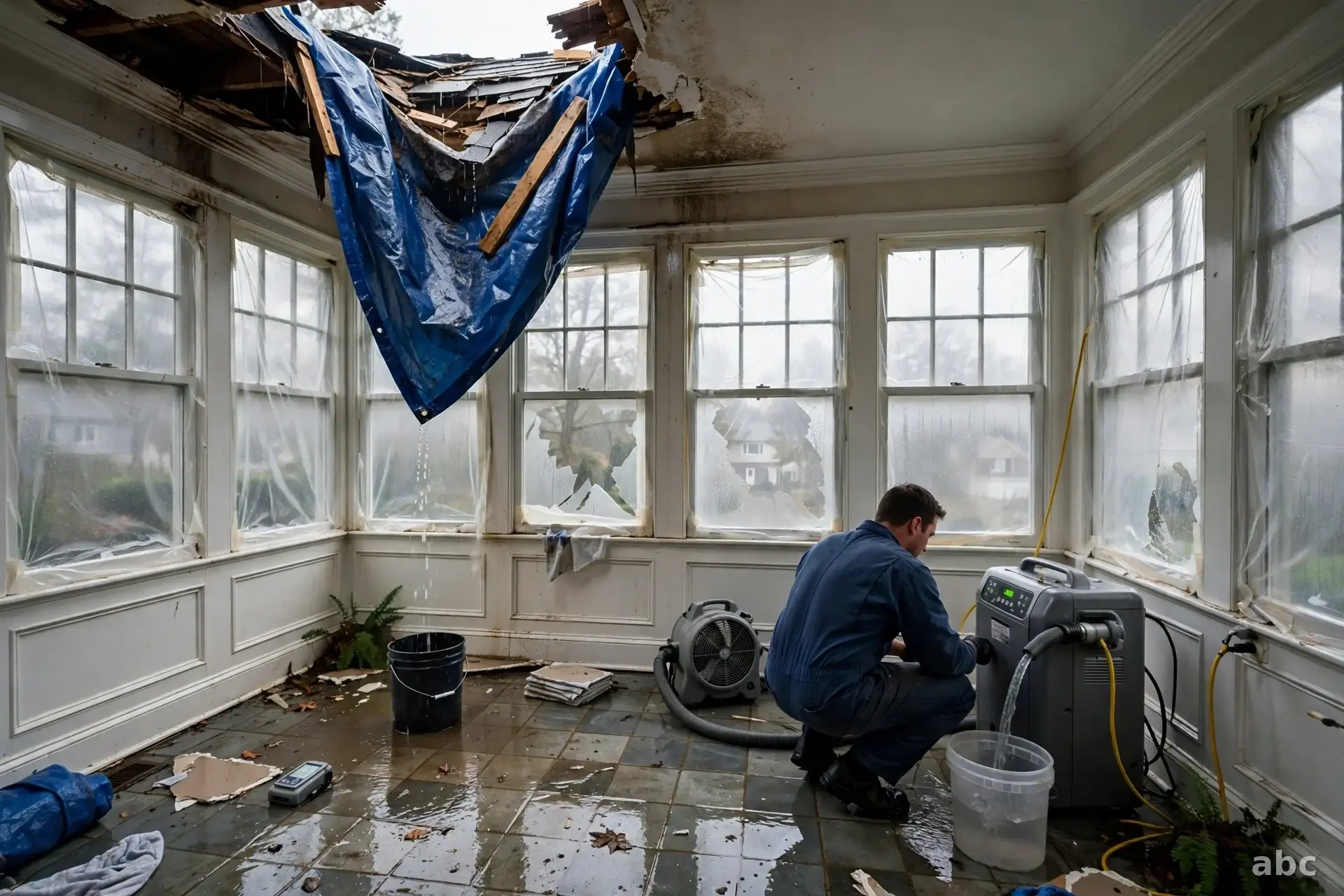 Storm Damage Restoration in Rye, NY