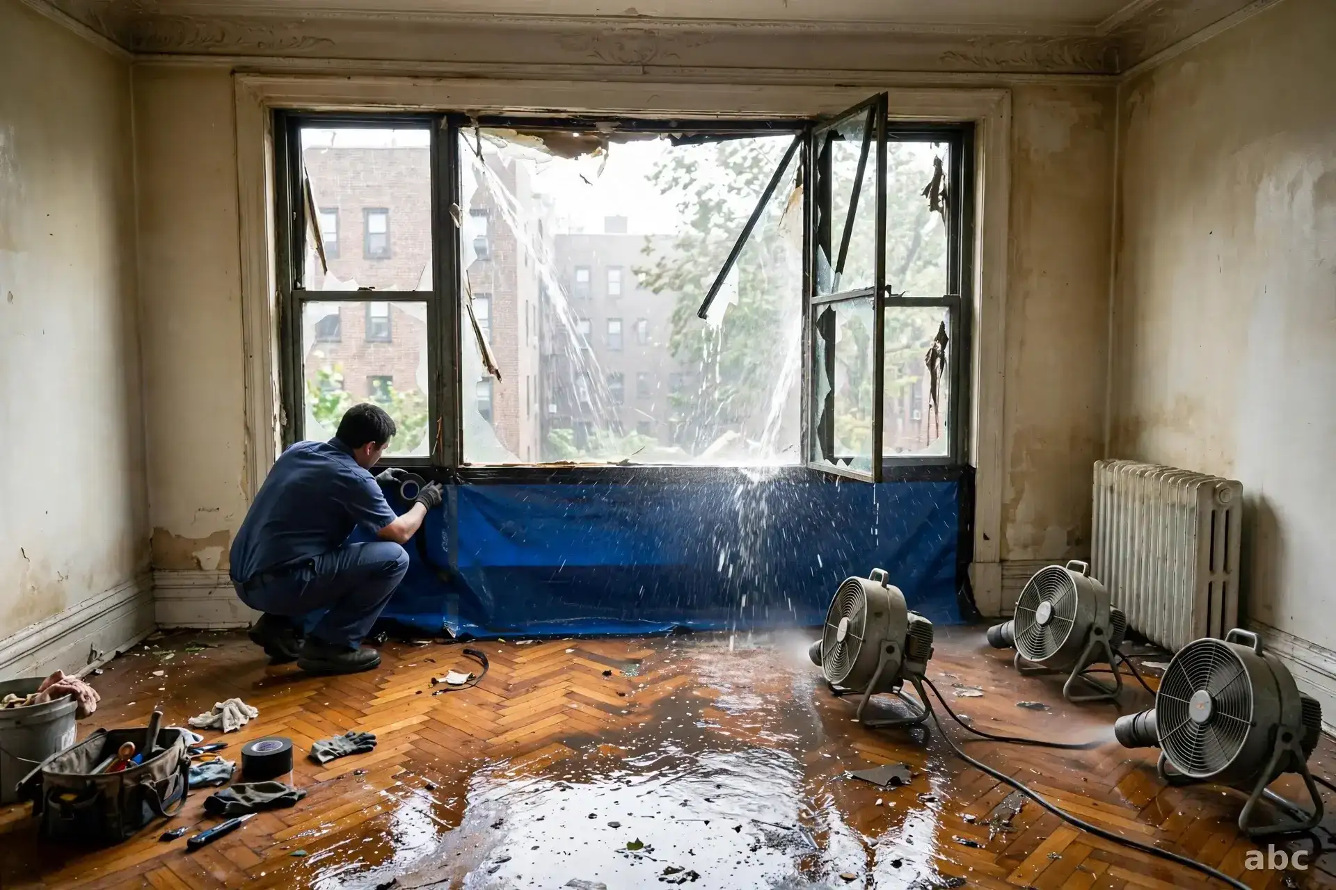 Storm Damage Restoration in Woodside, NY